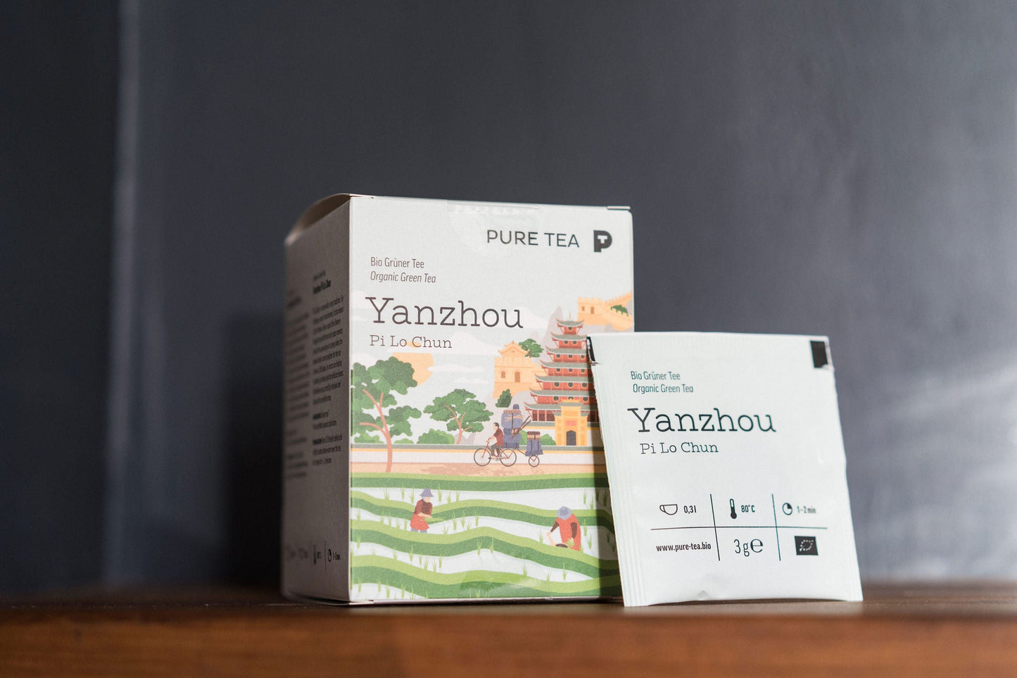 Yanzhou Åi Lo Chun 15 pk med single tepose i front 